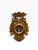 Traditional Petite 18th C Style Double Eagle Armorial Crest Crowned Giltwood Mirror For Sale - Image 3 of 5