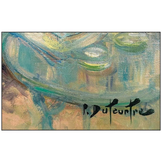 Contemporary Mid 20th Century Famille Au Jardin, Pierre Eugène Duteurtre For Sale - Image 3 of 5
