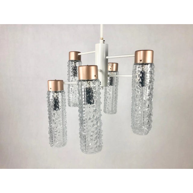 Mid-Century Cascade Chandelier from Elektro Instala Jilove U Decina, 1970s For Sale - Image 9 of 12