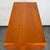 Mid Century Danish Modern Bookshelf Cabinet Teak Shelves Glass Doors Display MCM For Sale - Image 4 of 11