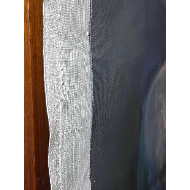 Circus Gorilla Semi Nude Cuddle Scene Unstretched Canvas Joni Wildman Oil Painting For Sale - Image 9 of 12