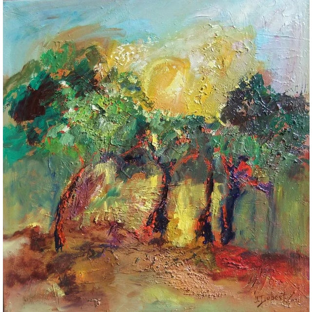 Josette Dubost is a French artist born in 1936 who lives & works in Solliès-Pont, France. This piece is attributed to the...