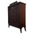 Brown Antique English Mahogany Glazed Display Cabinet Vitrine, 1800s For Sale - Image 8 of 13
