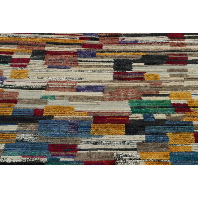 Rug & Kilim Rug & Kilim’s Moroccan Style Rug in Colorful High-Low - 6'x6' For Sale - Image 4 of 6