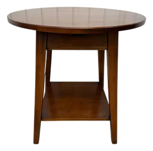 Vintage Ethan Allen Country Colors Round Side Table