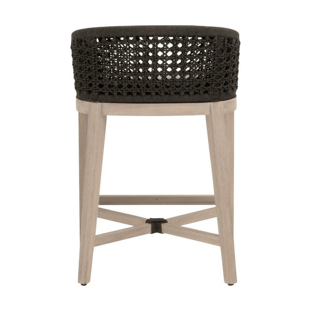 Montecito Rope Outdoor Counter Stool by Essentials for Living For Sale In Washington DC - Image 6 of 11
