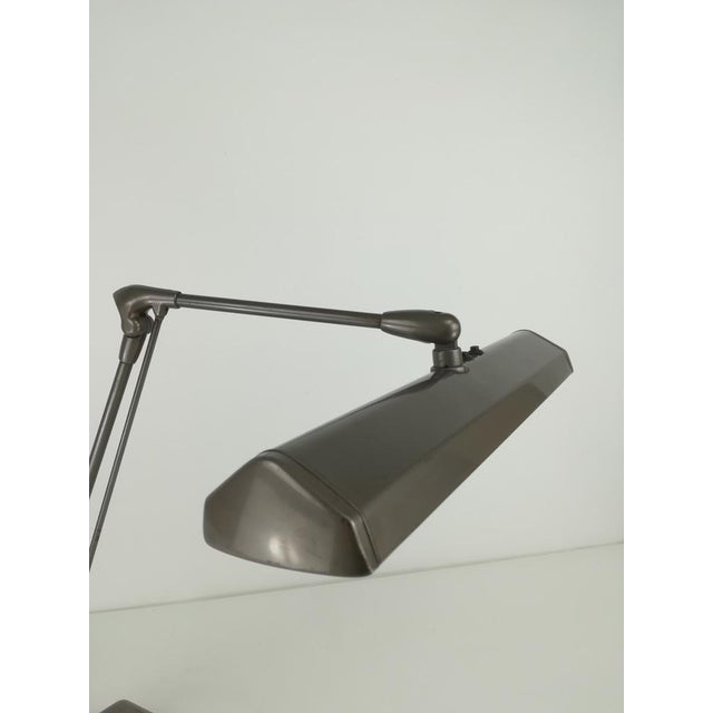 Industrial Mid-Century Table Lamp by Harry Dazey for Dazor, 1950s For Sale - Image 3 of 15