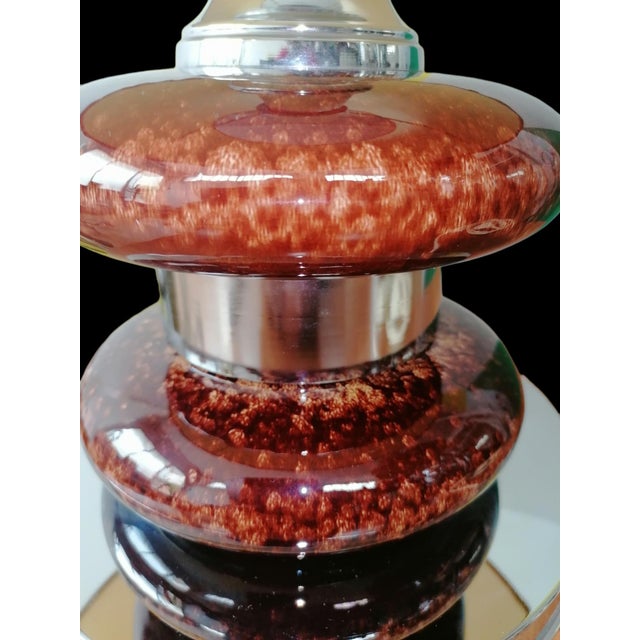 Space Age Ceramic Table Lamp, 1970s For Sale - Image 3 of 6