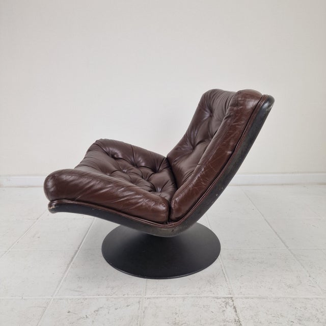 975 Swivel Chair by Geoffrey Harcourt for Artifort, 1980s For Sale - Image 6 of 18