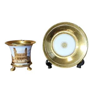 Darte Freres Paris Early 1800s Cabinet Cup and Saucer