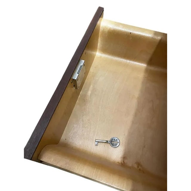 Brown Teak Made to Measure Desk by Cees Braakman for Pastoe For Sale - Image 8 of 9