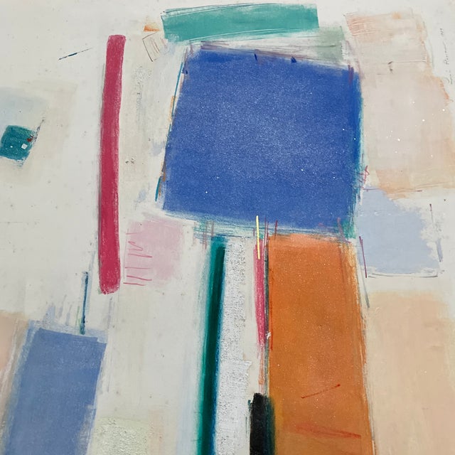 Original approx 26 x 37 pastel drawing on paper signed titled & dated 1989 in pencil could be turned either way to frame...