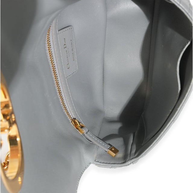 Blue Supple Calfskin Small Caro Chain Bag For Sale - Image 9 of 9