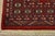 Red Bokhara Rug 4’1” X 6’4” Red Wool Tribal Hand-Knotted Oriental Carpet For Sale - Image 8 of 11