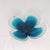 Contemporary Mats Jonasson Maleras Lucky Four Leaf Clover Full Lead Flower Blue Bowl, Sweden For Sale - Image 3 of 12