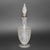 Antique Floral Etched Glass Decanter With Sterling Silver Neck C1900 For Sale - Image 4 of 8