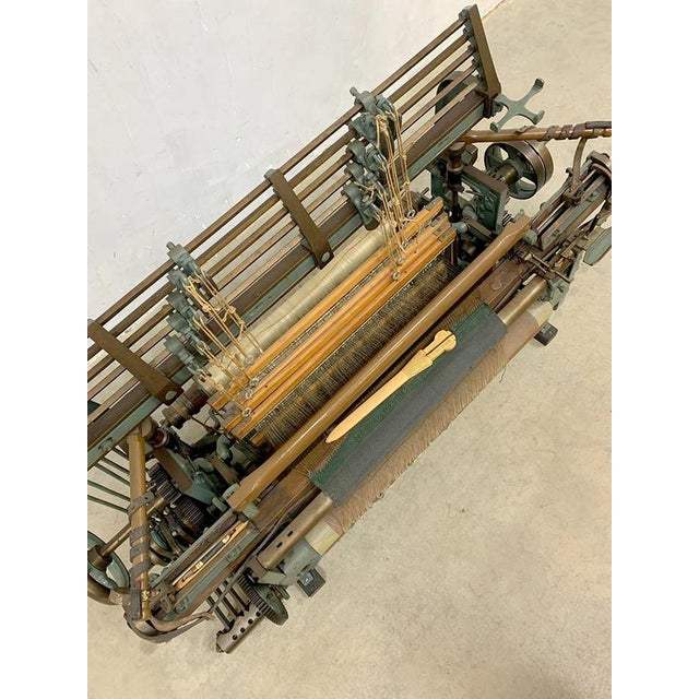 Wood Antique Weaving Loom in Metal and Wood For Sale - Image 7 of 7