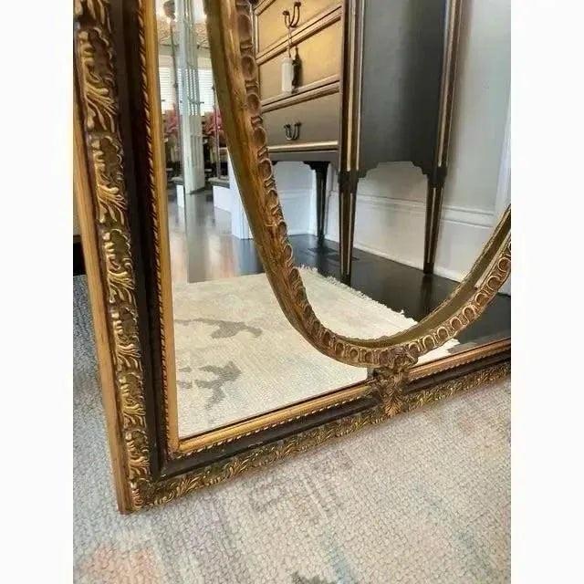 Labarge Neoclassical Style Beveled Wall Mirror For Sale - Image 4 of 6