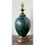 Blue Vintage MCM Glazed Ceramic Lamp For Sale - Image 8 of 10