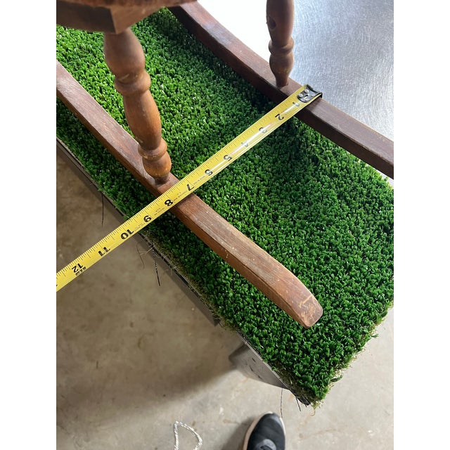 1970s 1970s Petite Milking Stool Rocking Chair For Sale - Image 5 of 8