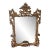 Mid 20th Century Italian Rococo Style Carved Giltwood Filigree Wall Mirror For Sale