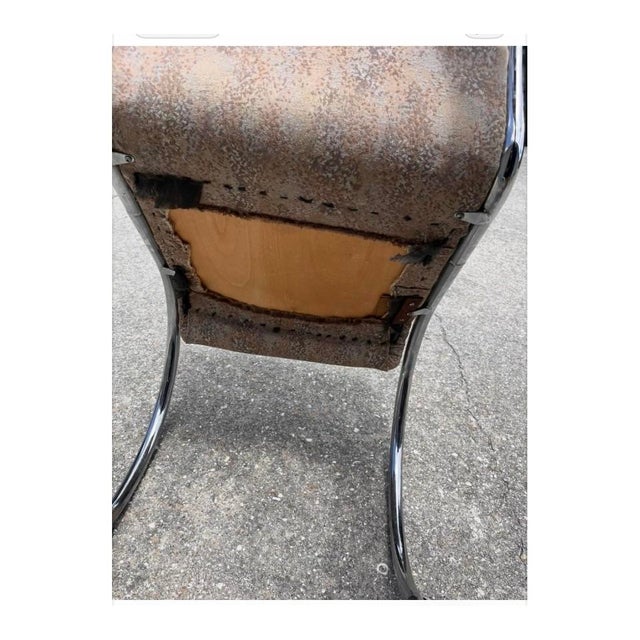 Vintage Italian Modern Chrome Cantilever Slipper Lounge Chairs, Pair, Circa 1970s For Sale - Image 12 of 12