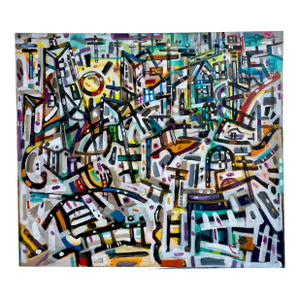 Original Modern Abstract Painting "Maiden's Dream" by C. Taylor, 2008