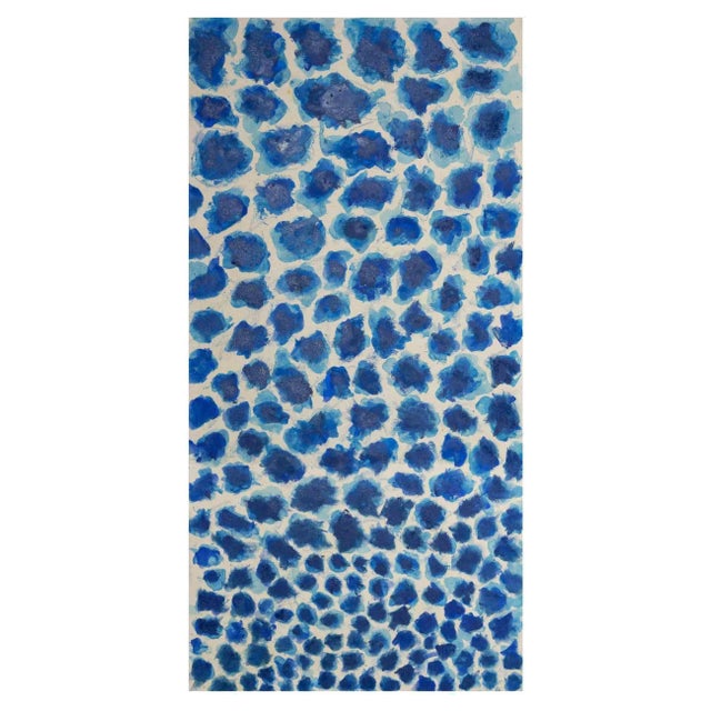 Giorgio Lo Fermo, Blue Spots, Original Oil on Canvas, 2021 For Sale