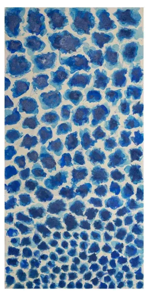 Giorgio Lo Fermo, Blue Spots, Original Oil on Canvas, 2021