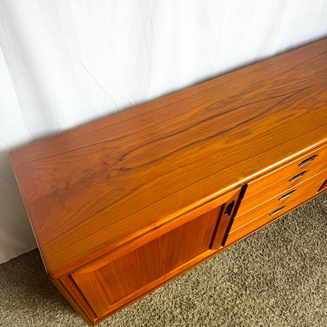 Mid-Century Modern Mid Century Modern Teak Credenza For Sale - Image 3 of 12