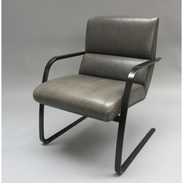 Cantilever Chair by Jørgen Kastholm for Unica, 1980s For Sale - Image 6 of 6