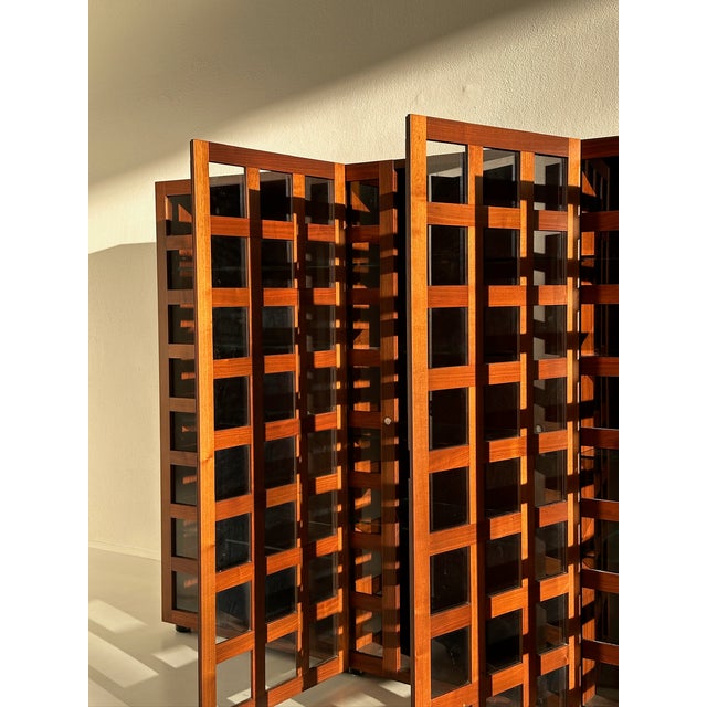 Model LB65 Display Cabinet in Mahogany by Marco Zanuso for Poggi, Italy, 1970s For Sale - Image 6 of 9