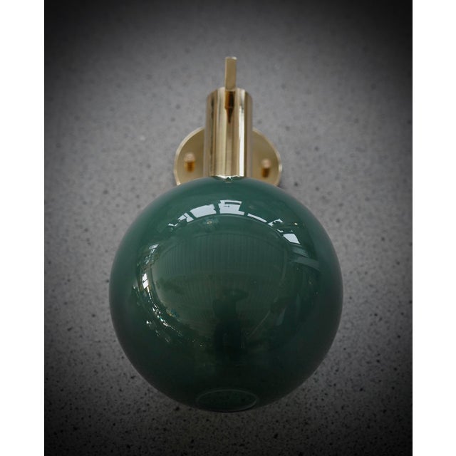 Gold Murano Art Glass and Brass Wall Light, 2000 For Sale - Image 8 of 10