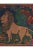 1960s Vintage Pictorial Lion Rug - Wall Tapestry 5'9'' X 7'11'' For Sale - Image 4 of 13