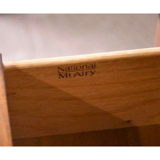 Wood Midcentury Biedermeier Style Maple Chest Credenza National Mt. Airy For Sale - Image 7 of 8