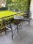 Vintage Classic Black Iron Bistro Chair For Sale - Image 4 of 4