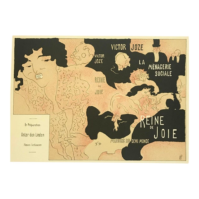 Pierre Bonnard Lithograph 21 Reine De Joie 1952 For Sale