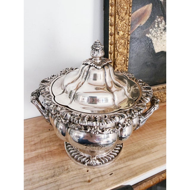 Antique Silver Plated Tiffany & Co Sugar Bowl For Sale In New York - Image 6 of 8