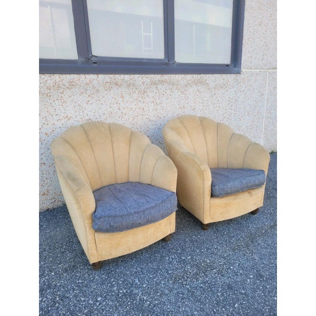 Mid-Century Modern Shell Chairs, 1950s, Set of 2 For Sale - Image 3 of 14