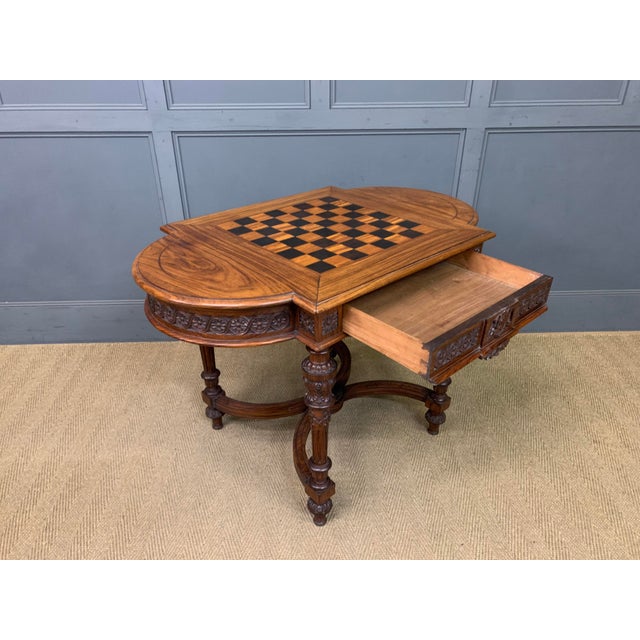 Aglo-Indian Rosewood Chess Top Table, 1875 For Sale - Image 11 of 17