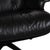 Vitra Lounge Chair Leather Armchair in Wood Black by Charles & Ray Eames for Vitra For Sale - Image 4 of 13