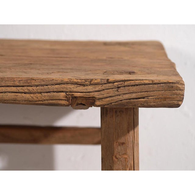 Brown Antique Square Side Table, 1850 For Sale - Image 8 of 12