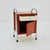 Bauhaus Nightstand with Drawer in Red and White, 1970s For Sale - Image 6 of 11