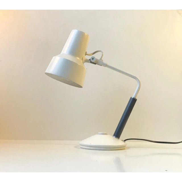 Mid-Century White Desk or Wall Lamp by Jac Jacobsen for Luxo, 1960s For Sale - Image 13 of 13