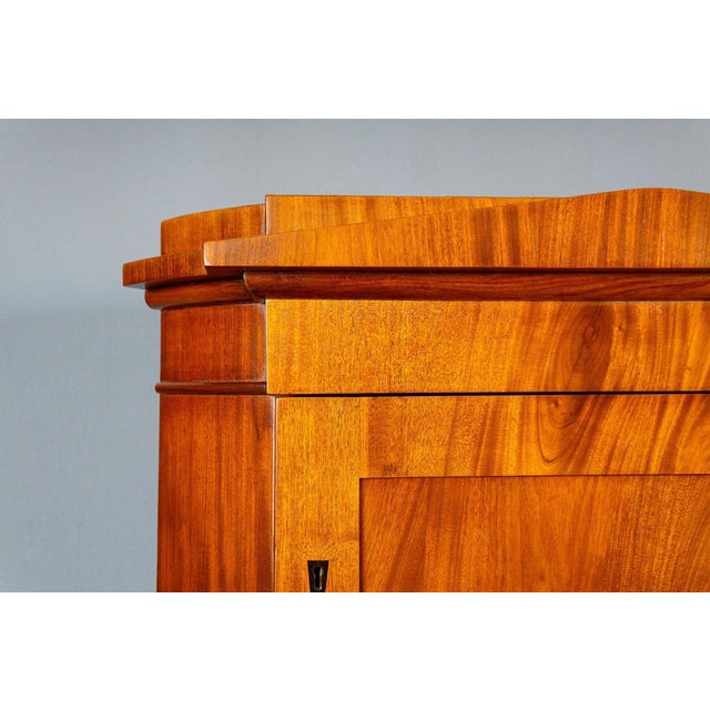 Biedermeier Brown Corner Cabinet For Sale - Image 14 of 18