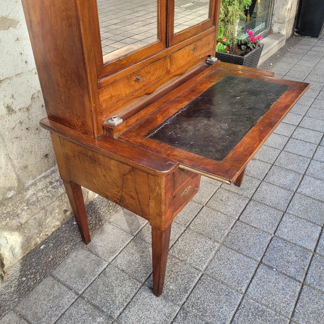 Directoire Bonheur du Jour Desk in Mahogany and Leather, France, 19th Century For Sale - Image 18 of 18