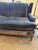 Textile Navy Velvet Sofa by Mitchell Gold For Sale - Image 7 of 9