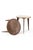 Vintage Cocktail Tables with Copper Top, Set of 2 For Sale - Image 6 of 16