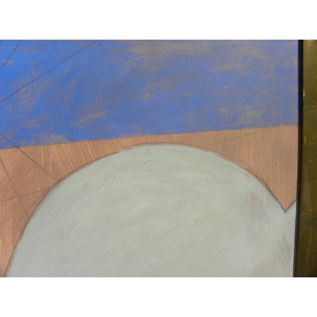 Tan 2001 Contemporary Modern Painting Signed WAHL, Framed For Sale - Image 8 of 13