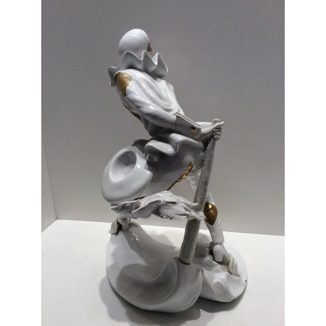 Large Ceramic Harlequin by Righetto Silvio for Cacciapuoti, 1960s For Sale - Image 10 of 18